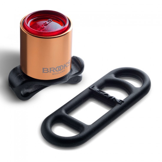 Brooks a licht Lezyne koper