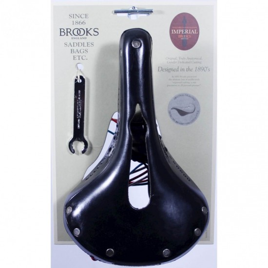 Brooks zadel B396 Imperial heren zwart