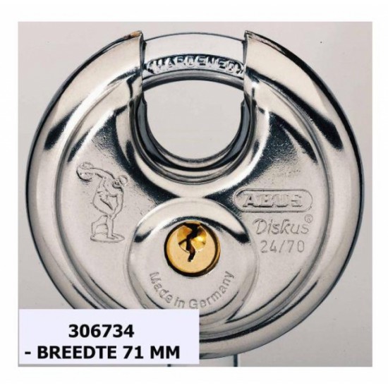 Abus hangslot discus 24/70