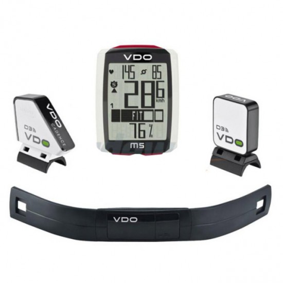 VDO fietscomp M5 incl hartsl/Cad