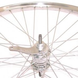 A wiel 28x 1 1/2 staal Velosteel