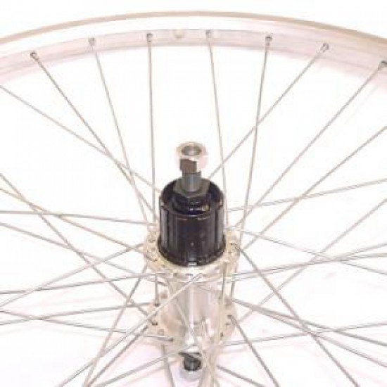 A wiel 26x 1.75 cass vast 7v alu