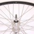 A wiel 28 freewheel vast alu zw