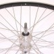 A wiel 28 freewheel vast alu zw