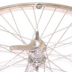 A wiel 28x 1 1/2 RVS Velosteel