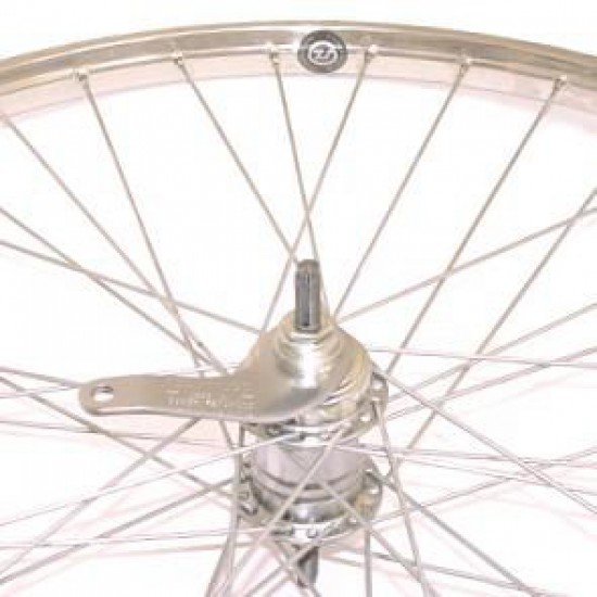 A wiel 28x 1 1/2 RVS Velosteel