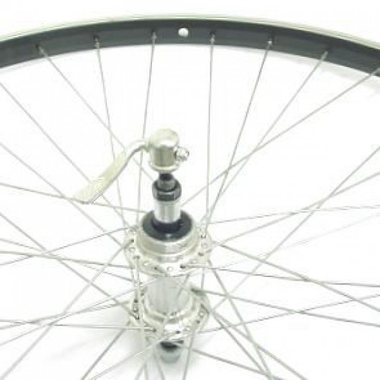 A wiel 28 freewheel uitval alu zw