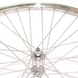 V wiel 28x 1 1/2 staal