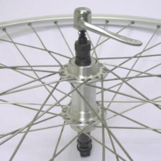 A wiel 28x 1 freewheel uitval rvs spk