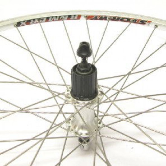 A wiel 28x 1 cass uitval 9v rvs spk