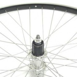 A wiel 28 cass vast 7v alu zw