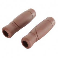 Herrmans handvat Cut 93 bruin 120/120mm (paar)