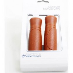Herrmans handvat Cortina bruin 120/120mm (pr)