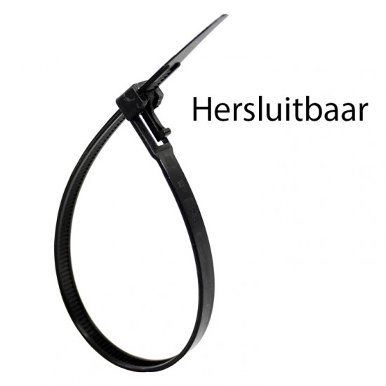 Zak kabelbinder open/sluitb 250x7.5