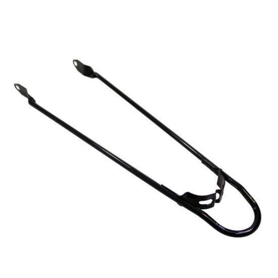 Cortina a spatb stang 28 E-U4 zwart