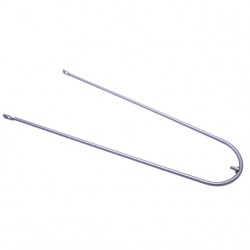 Cortina v spatb stang 28 Milo shadow silver matt