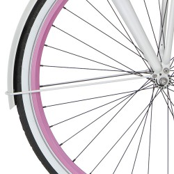 Cortina v spatb stang 28 Crush white pearl matt