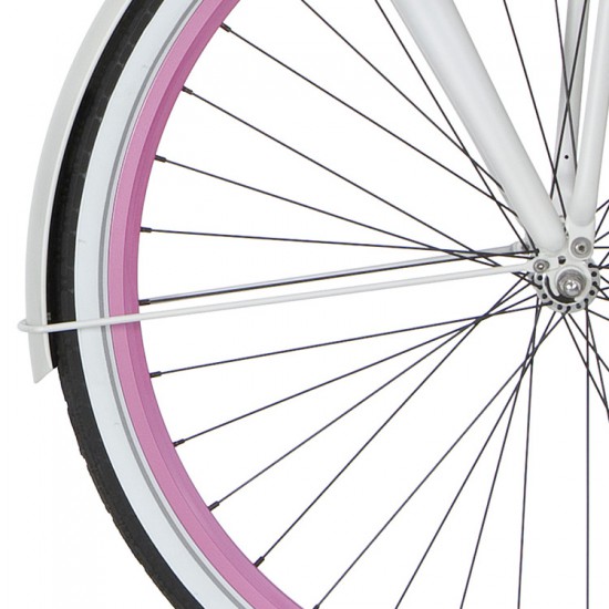 Cortina v spatb stang 28 Crush white pearl matt