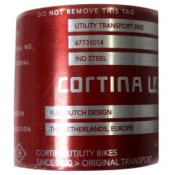 Cortina frame tag U4 Industries