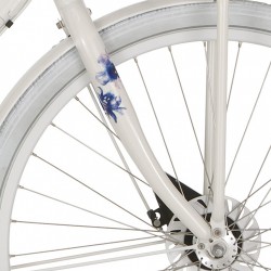 Cortina v vork U5 D white pearl d flowers