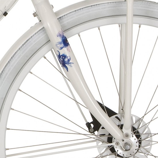 Cortina v vork U5 D white pearl d flowers