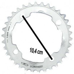 Gebhardt kett blad 34t 4gts zi 9sp