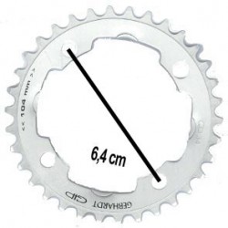 Gebhardt kett blad 22t 4gts zi 9sp