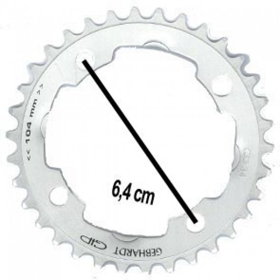 Gebhardt kett blad 22t 4gts zi 9sp