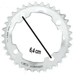 Gebhardt kett blad 24t 4gts zi 9sp