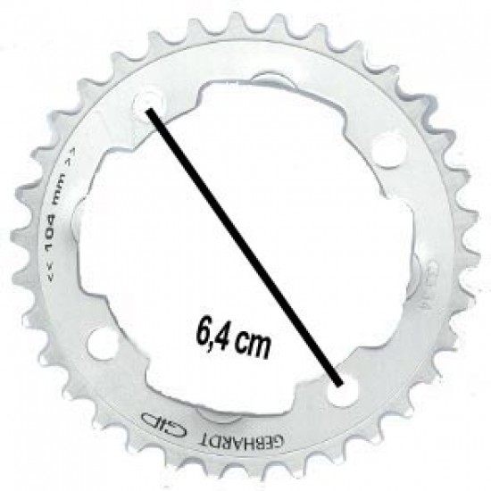 Gebhardt kett blad 24t 4gts zi 9sp