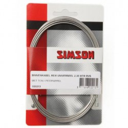 Simson bnkabel rem uni 2.35m RVS