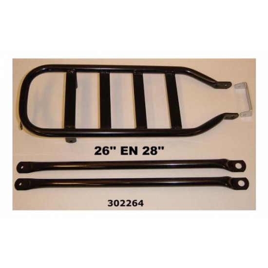 Steco achterdrager PTT zw