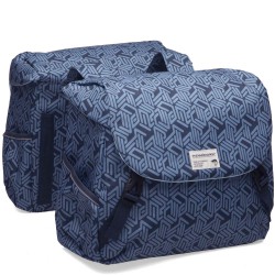 New Looxs dubbele tas Mondi Joy linea blauw