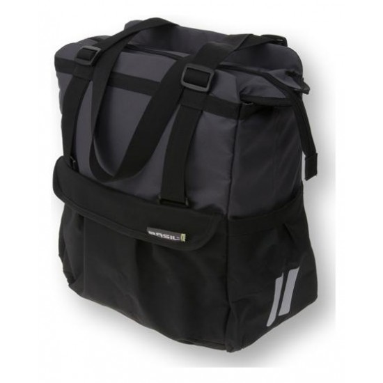 Basil shoppertas XL zw / antra