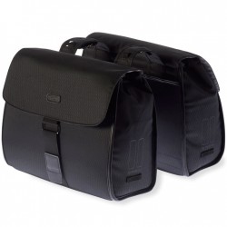 Basil dubbele tas Noir midnight black