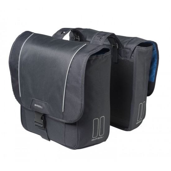 Basil dubbele tas Sport Design graphite