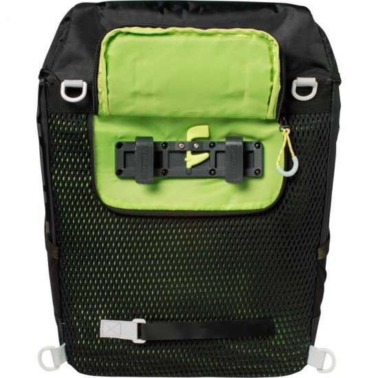 Basil daypack tas Miles black lime