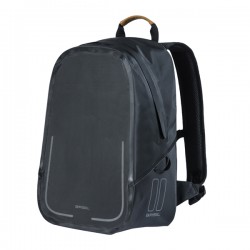 Basil backpack Urban dry matt black