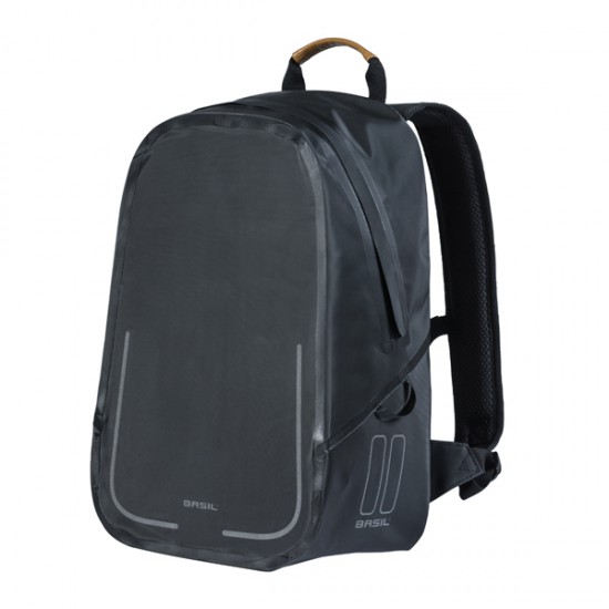 Basil backpack Urban dry matt black