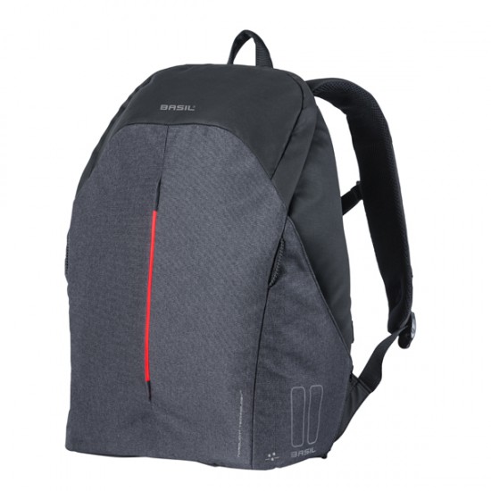 Basil backpack B-safe led graphite black