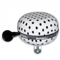 Basil bel Ding Dong 80mm Dots wt/zw