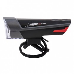 Spanninga koplamp Trigon 15 lux zw usb