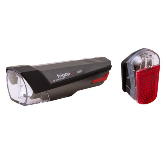 Spanninga verlichtingsset Trigon 25 lux usb