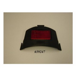 Bobike rugplaat m/refl zw