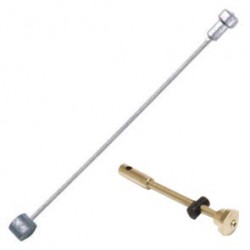 Elvedes bnkabel 2nippels +inb rvs