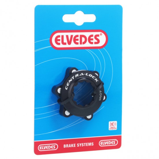 Elvedes center lock CNC + ring zw