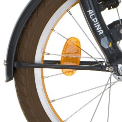 Alpina spatb stang set 16 Clubb RAL7016 grs