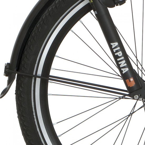 Alpina spatb stang set 26 GP black matt