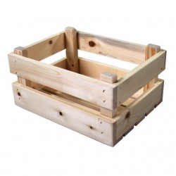 Transport krat mini blank vuren hout