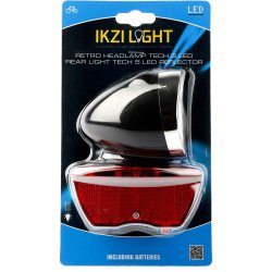 IKZI verl set retro refl/a licht zwart